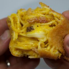 supplì con spaghetti alla carbonara