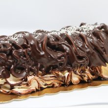 tronchetto biscotto e cioccolato